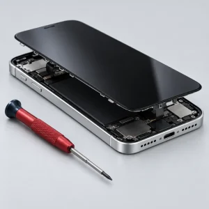 Screen replacement repair service illustration