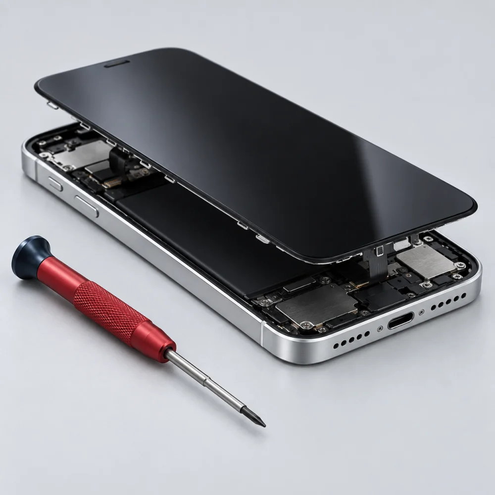 iPhone 16 Pro OLED Screen Replacement repair service illustration